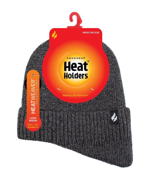 Picture of Heat Holders Expedition Drop Neck Hat Charcoal