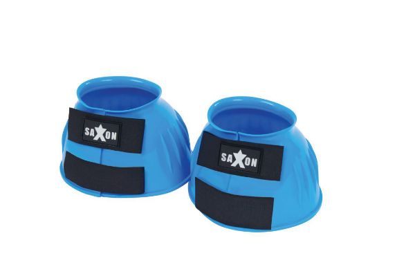 Picture of Saxon Double Tape Pvc Ribbed Bell Boot Light Blue