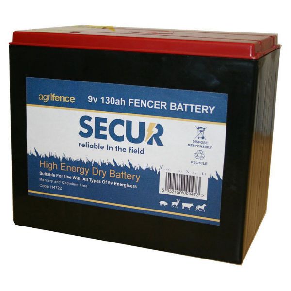 Picture of Agrifence 9V Dry Battery 130Ah