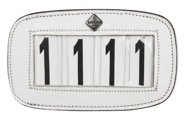 Picture of Le Mieux Saddle Pad 4 Number Holder Square White