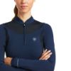 Picture of Ariat Ascent 1/4 Zip Baselayer Navy
