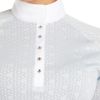 Picture of Ariat Wms Showstopper 3.0 SS Show Shirt Pearl Grey