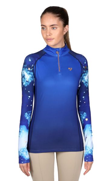 Picture of Shires Ladies Aubrion Hyde Park XC Shirt Midnight