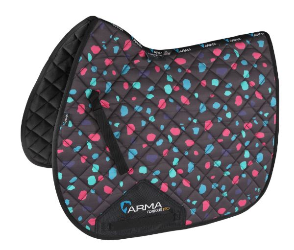 Picture of Shires ARMA Sport XC Saddlecloth Pink Spot 15-16.5"