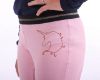 Picture of QHP Junior Riding Tights Rosa Full Grip Powder Pink