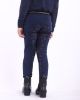 Picture of QHP Junior Riding Tights Rosa Full Grip Navy