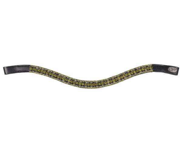 Picture of QHP Browband Havana Black/Olive