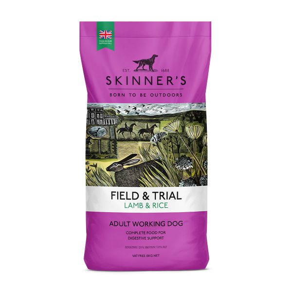 Picture of Skinners Dog - Field & Trial Sensitive Lamb & Rice 15kg