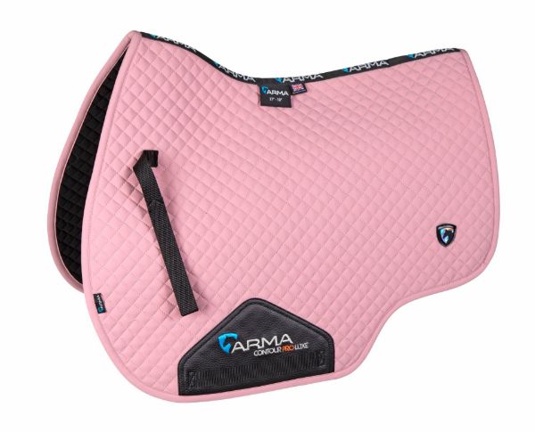 Picture of Shires ARMA Luxe Saddlecloth Dusky Pink 17-18"