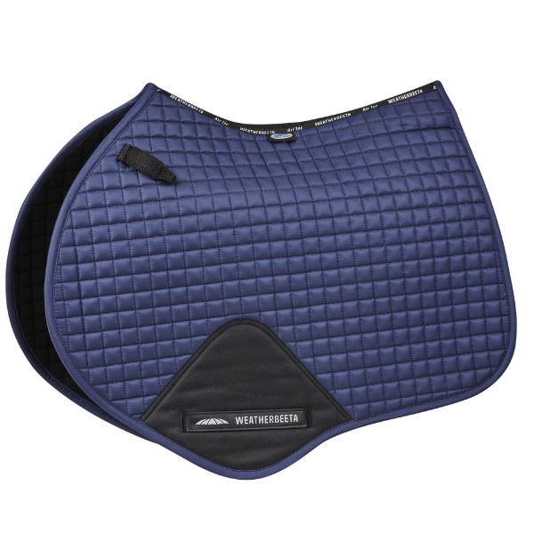 Picture of Weatherbeeta Prime Jump Shaped Saddle Pad Blueberry Navy Pony