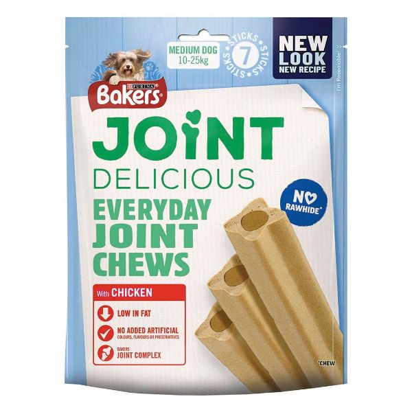 Picture of Bakers Joint Delicious Chicken Dog Chews Medium 180g