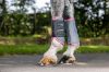 Picture of Le Mieux Carbon Mesh Wrap Boot Grey / Watermelon