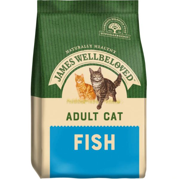 Picture of James Wellbeloved Cat - Adult Fish 10kg