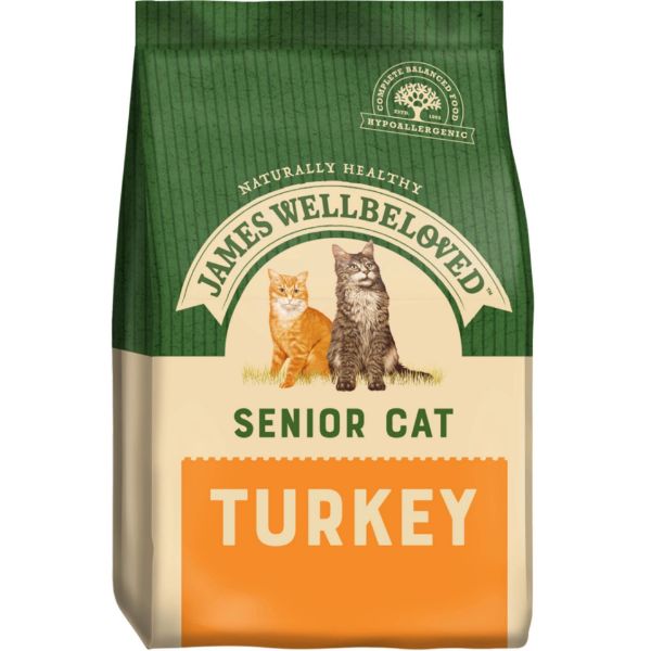 Picture of James Wellbeloved Cat - Senior Turkey 4kg