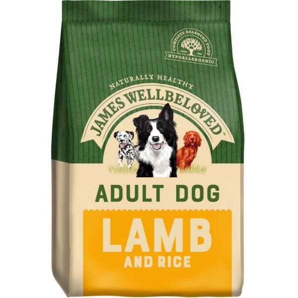 Picture of James Wellbeloved Dog - Adult Lamb & Rice 2kg