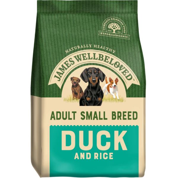 Picture of James Wellbeloved Dog - Adult Small Breed Duck & Rice 1.5kg