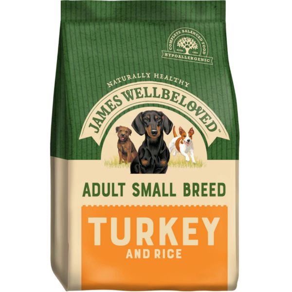 Picture of James Wellbeloved Dog - Adult Small Breed Turkey &  Rice 1.5kg