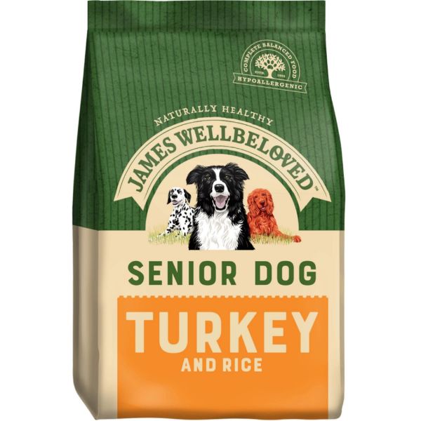 Picture of James Wellbeloved Dog - Senior Turkey & Rice 15kg