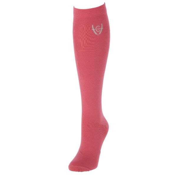 Picture of Covalliero Riding Socks Competition Dark Rose