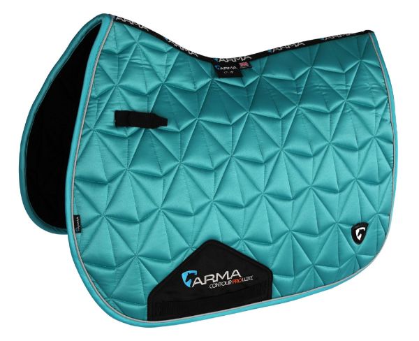 Picture of Shires ARMA Luxe Gloss Saddlecloth Turquoise 15-16.5"