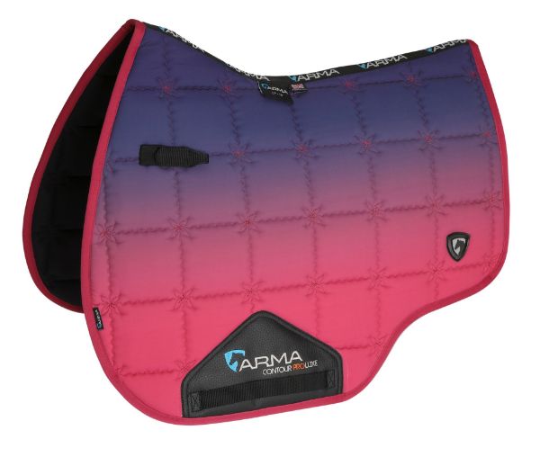 Picture of Shires ARMA Ombre Saddlecloth Pink 17-18"