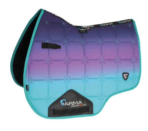 Picture of Shires ARMA Ombre Saddlecloth Purple 15-16.5"