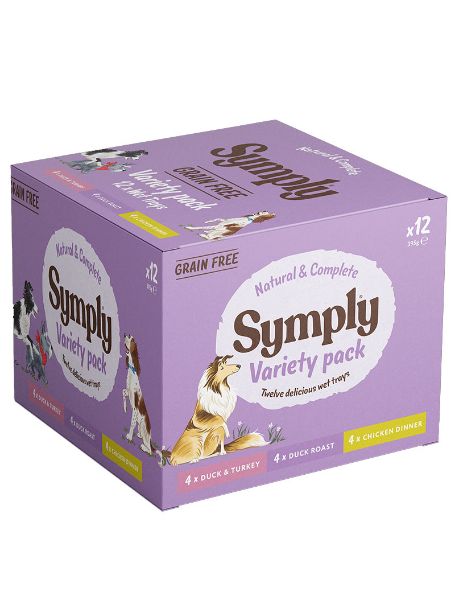 Picture of Symply Dog - Variety Pack Grain Free 12x395g
