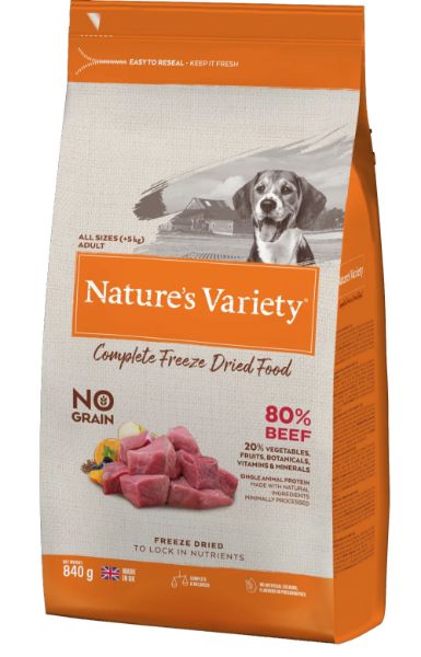 Picture of Natures Variety Dog - Complete Freeze Dried Food Beef 840g