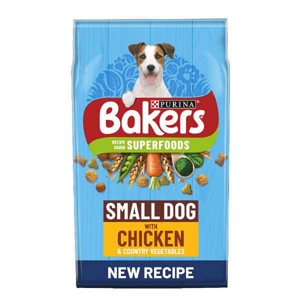 Picture of Bakers Small Dog Chicken With Vegetables Dry Dog Food 2.85kg