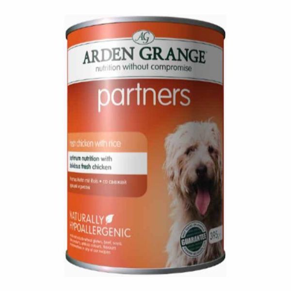 Picture of Arden Grange Dog - Chicken with Rice Tins 6x395g 