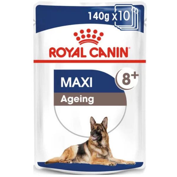 Picture of Royal Canin Dog - Pouch Box Maxi Ageing 10x140g
