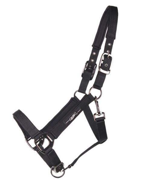 Picture of QHP Deluxe Headcollar Black