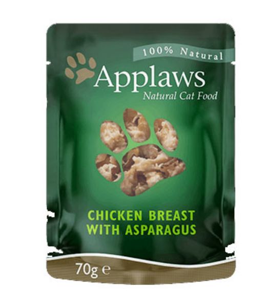 Picture of Applaws Cat - Broth Pouch Chicken With Asparagus 70g