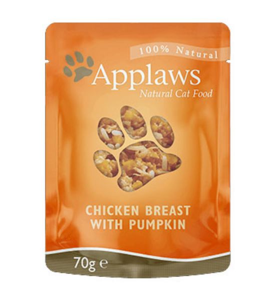 Picture of Applaws Cat - Broth Pouch Chicken With Pumpkin 70g