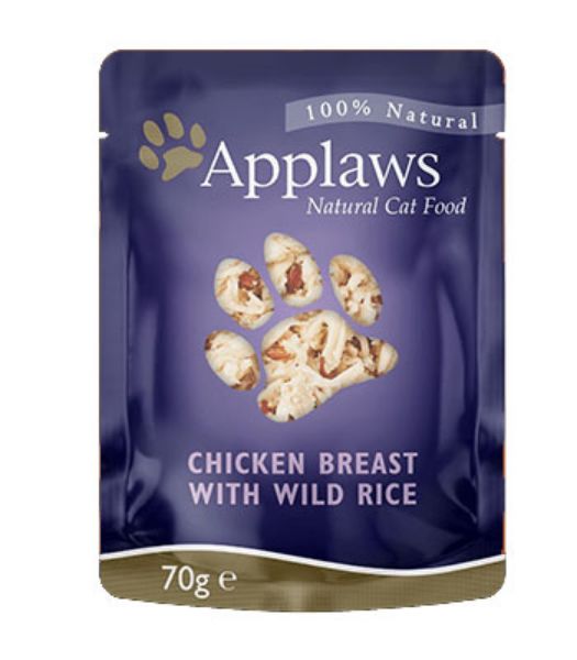 Picture of Applaws Cat - Broth Pouch Chicken With Rice 70g