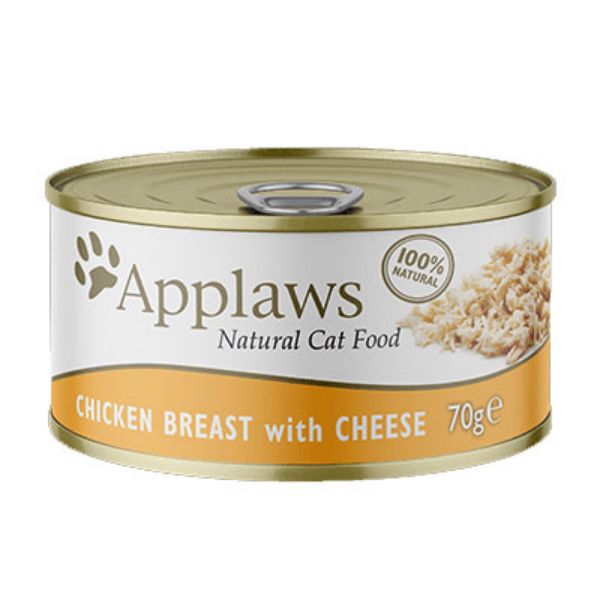 Picture of Applaws Cat - Broth Tin Chicken With Cheese 70g