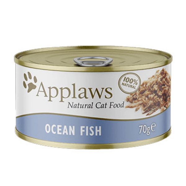 Picture of Applaws Cat - Broth Tin Ocean Fish 70g