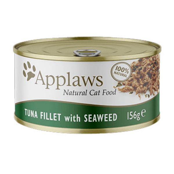 Picture of Applaws Cat - Broth Tin Tuna With Seaweed 70g