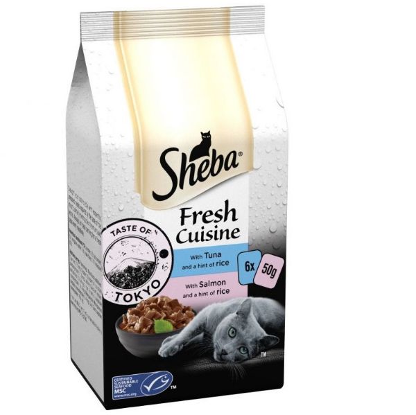 Picture of Sheba Pouch Fresh Cuisine Fish Tokyo 6x50g