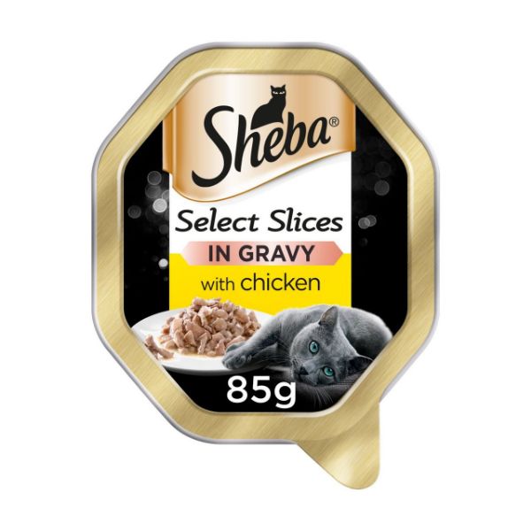 Picture of Sheba Tray Select Slices Chicken In Gravy 85g