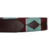 Picture of Hy Equestrian Synergy Polo Belt Aqua/Fig L/XL