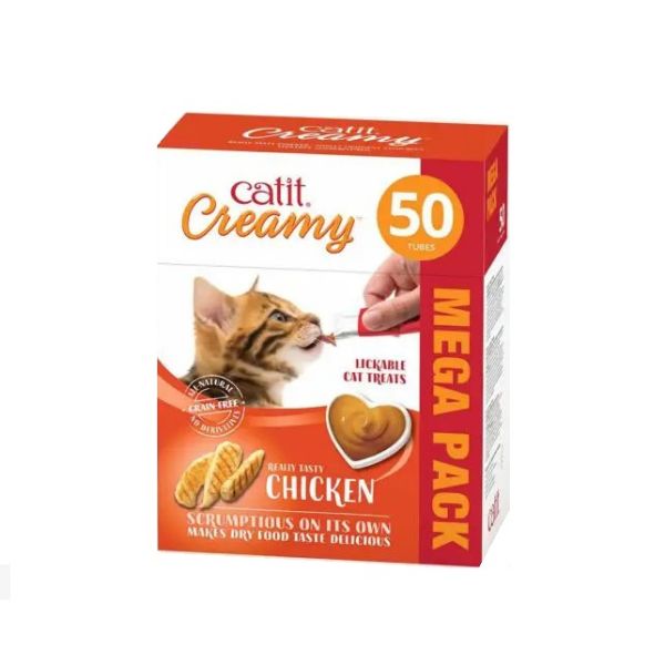 Picture of Catit Creamy Chicken Mega Pack 50x10g
