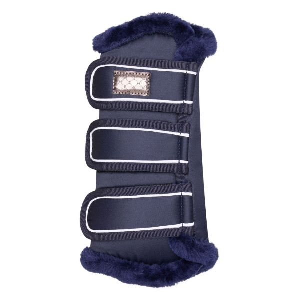Picture of HV Polo HVPWayomi Luxury Dressage Boots Navy Cob