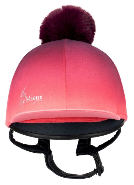 Picture of Le Mieux Spectrum Hat Silk Aubergine/Papaya