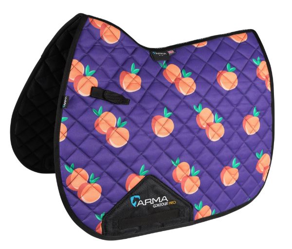 Picture of Shires ARMA Fruity Saddlecloth Peach 17-18"