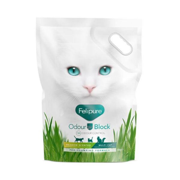 Picture of Felipure Multi Cat Meadow Scented Litter 12kg