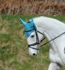 Picture of Weatherbeeta Prime Marble Ear Bonnet Blue / Orange Swirl Marble Print Pony