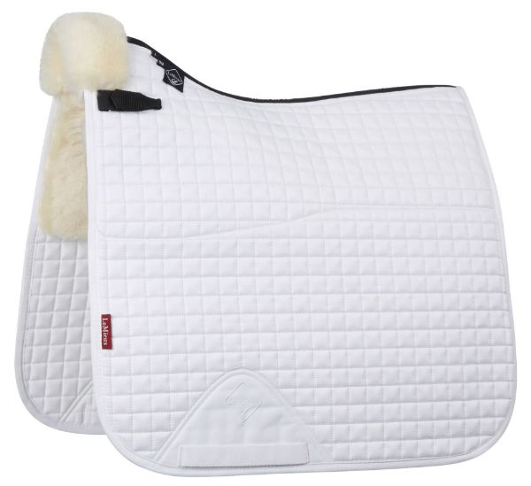 Picture of Le Mieux Merino+ Dressage Square Half Lined White/Natural Large
