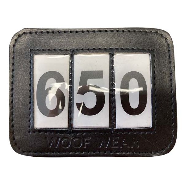 Picture of Woof Wear Bridle Number Holder Black