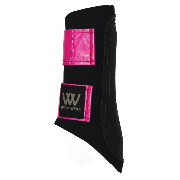 Picture of Woof Wear Reflective Club Brushing Boot Hi Viz Pink 